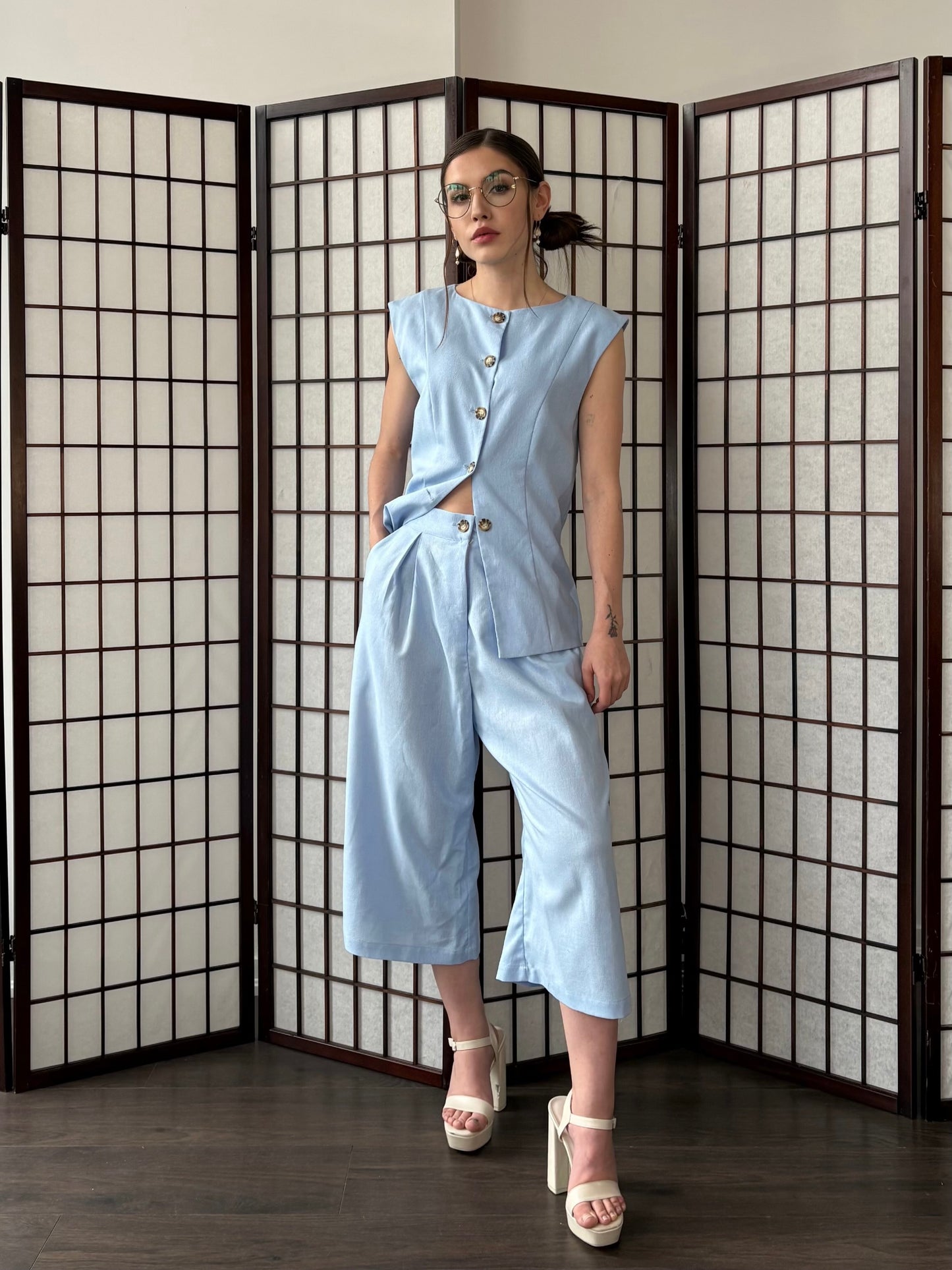 Bremy Shorts - Baby Blue