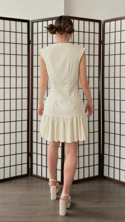 Suzy Q Dress - Creamer