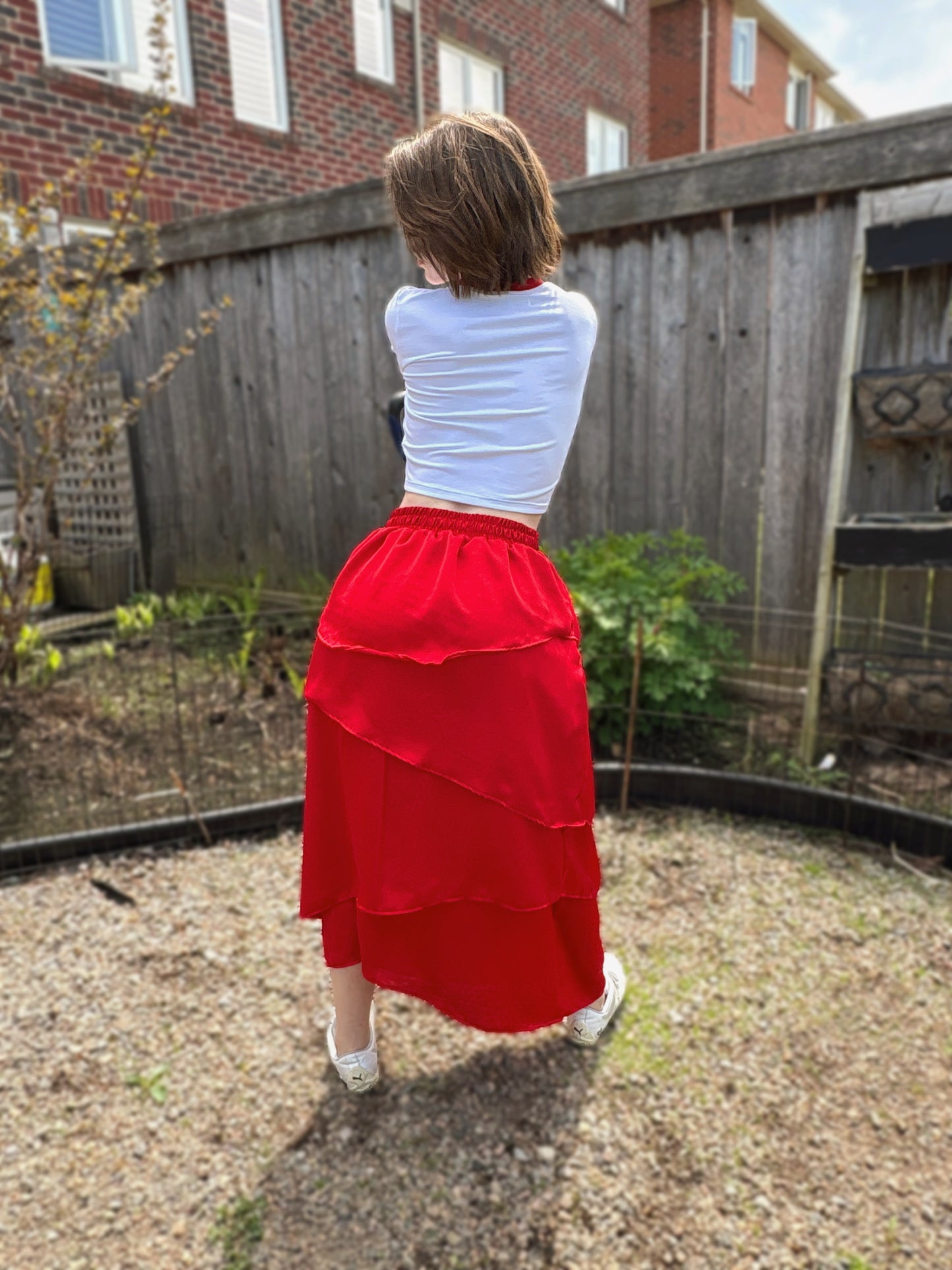 Rosaleda Skirt - Feisty Red
