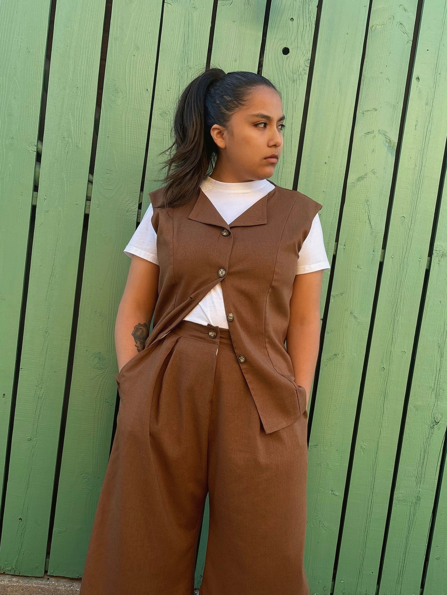 Mary May Vest - Chestnut
