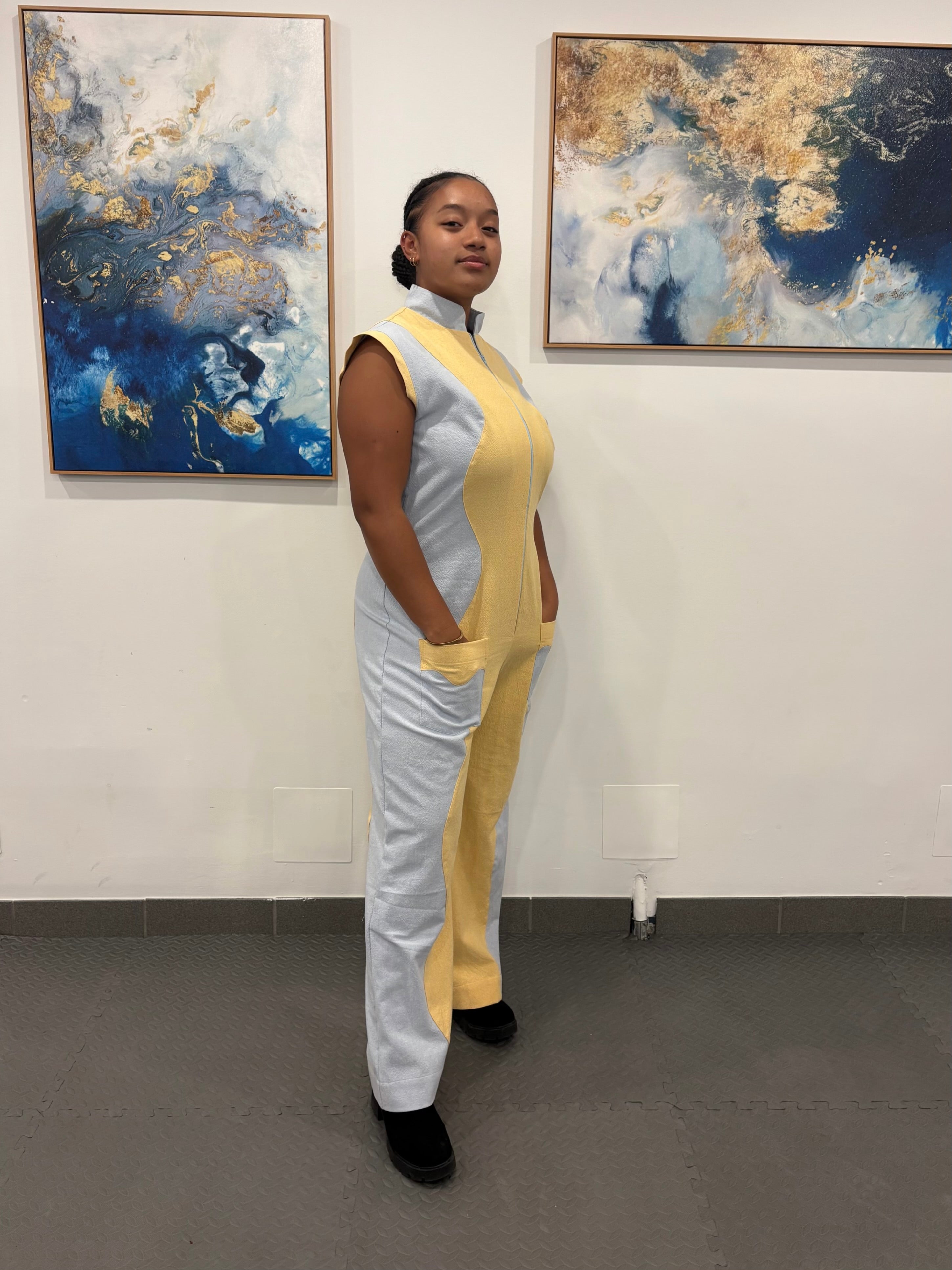 Fash'n Furious Jumpsuit - Butter Blue – RENNIE by RENNIE