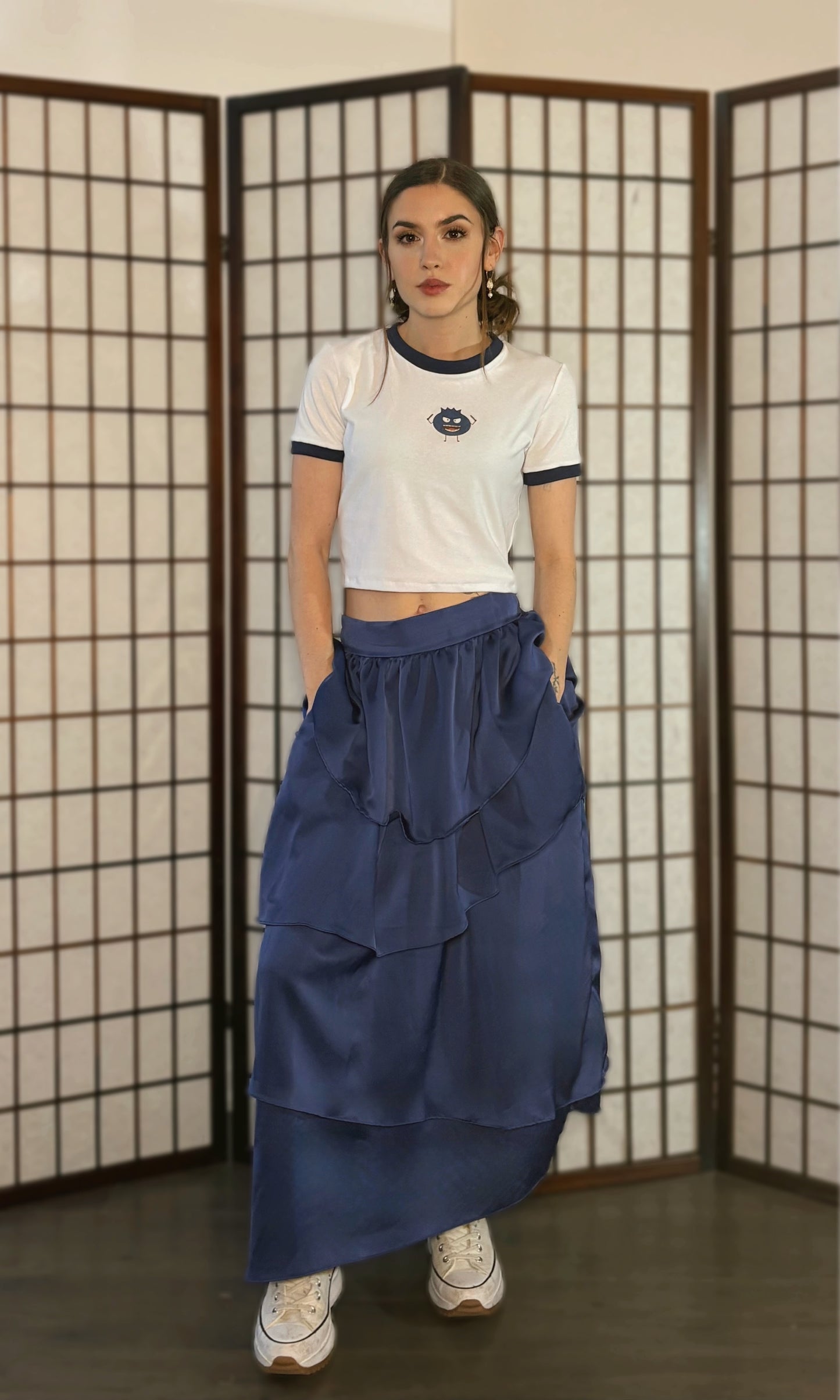 Rosaleda Skirt - Killer Blue