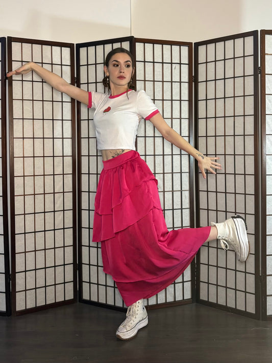 Rosaleda Skirt - Flirty Pink