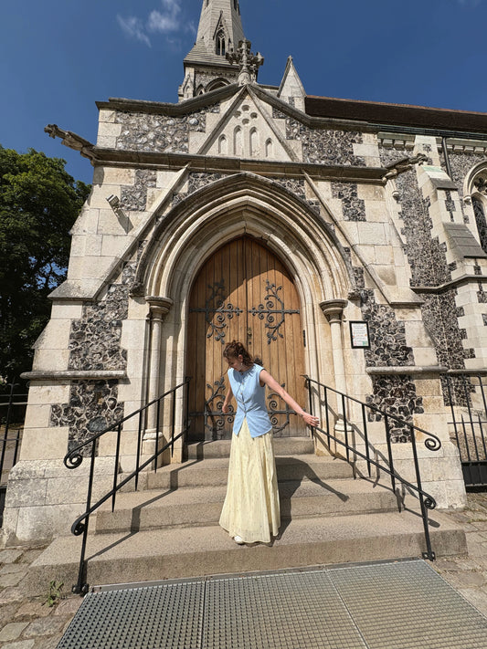 Mary May Vest - Baby Blue