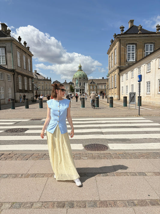 Mary May Vest - Baby Blue