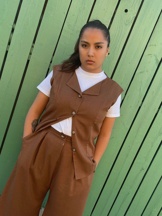Mary May Vest - Chestnut