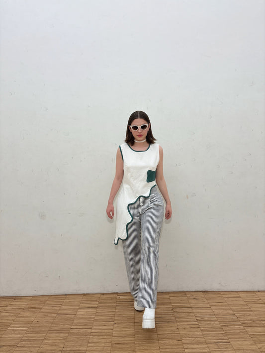 Tidal wave Top - Evergreen