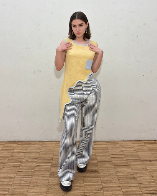 Tidal wave Top - Butter Blue