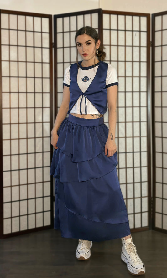 Rosaleda Skirt - Killer Blue