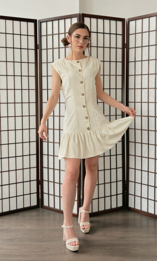 Suzy Q Dress - Creamer
