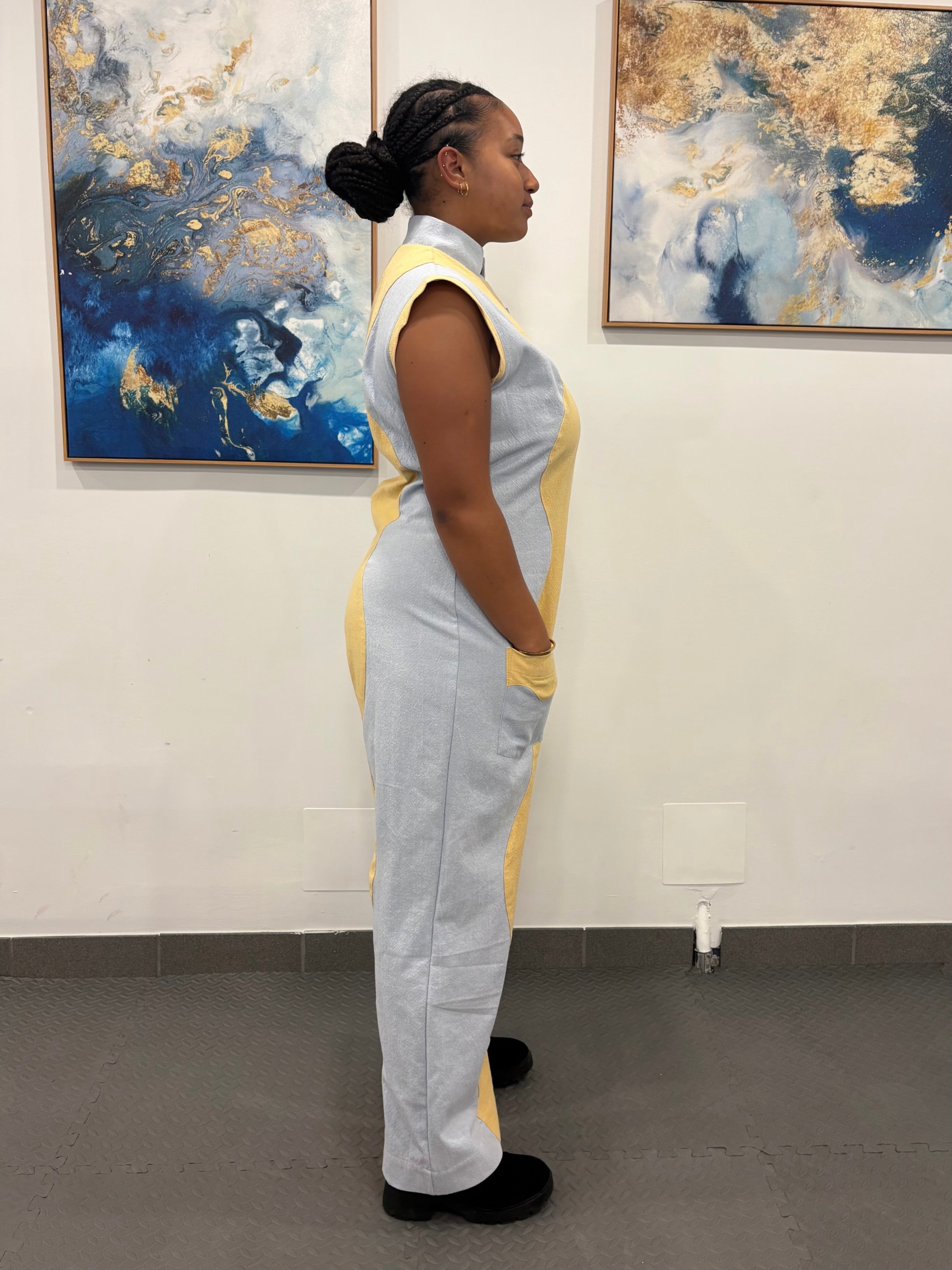 Fash'n Furious Jumpsuit - Butter Blue – RENNIE by RENNIE