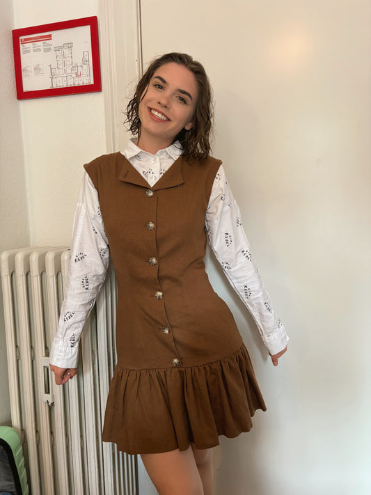 Suzy Q Dress - Chestnut
